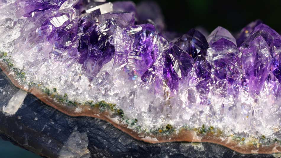 Raw Amethyst crystal