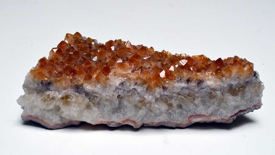 Citrine crystal cluster