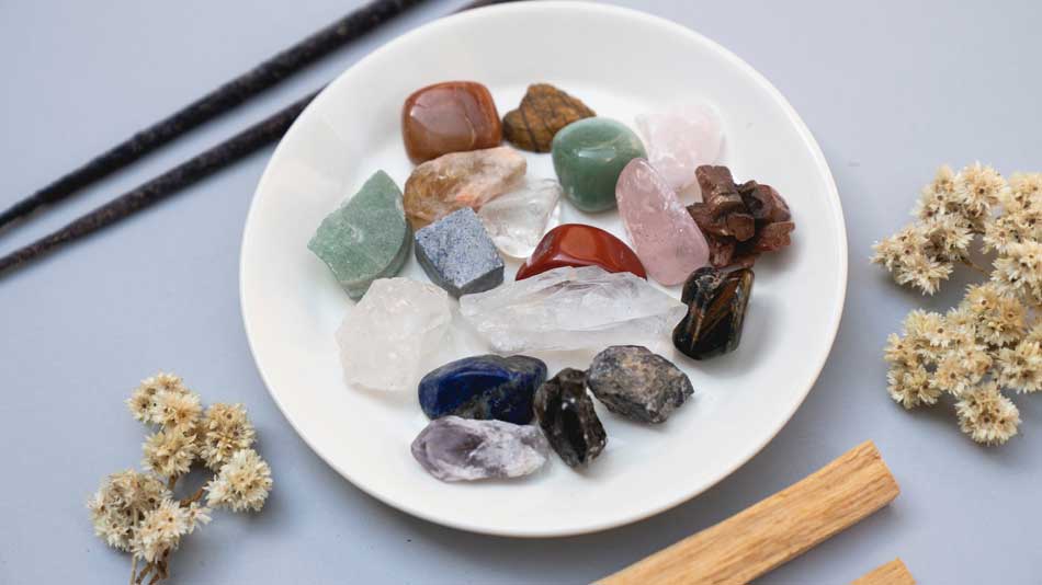 Different types of crystals