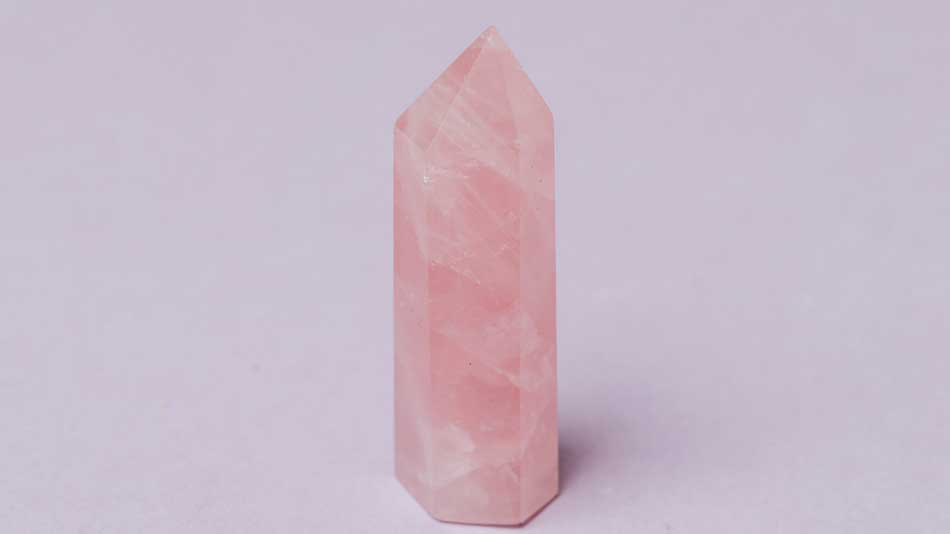 Rose Quartz crystal point