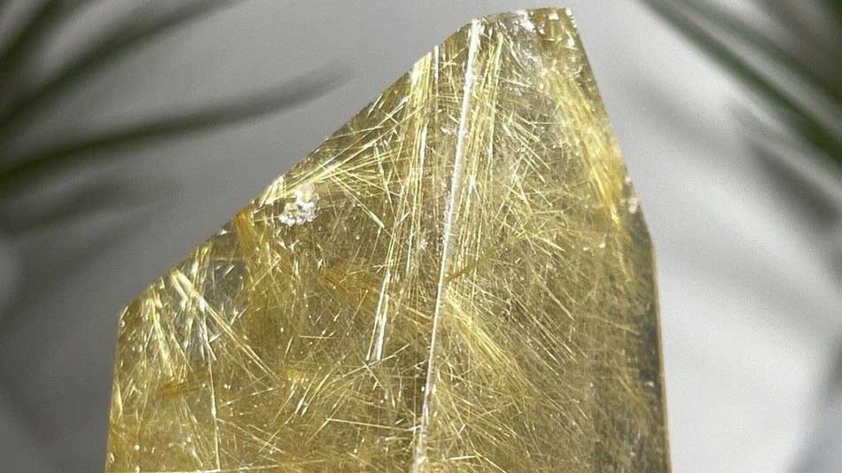 Rutilated Quartz crystal