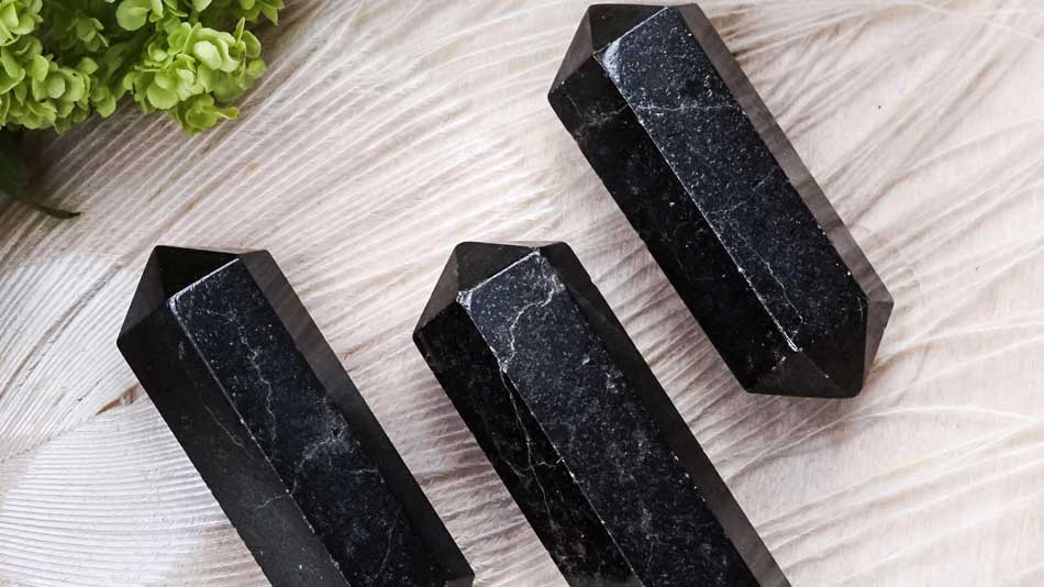 Black Tourmaline crystals