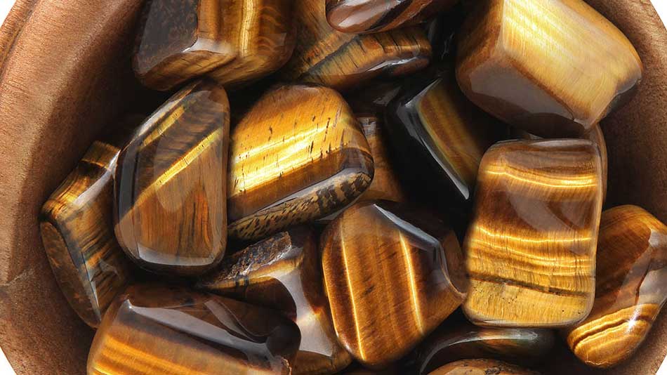 Tiger's Eye crystals for patience