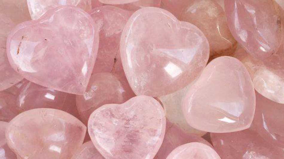 Rose Quartz crystals