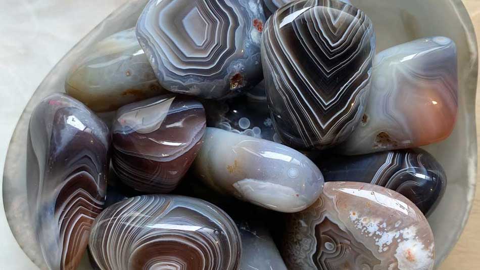 Botswana Agate crystals