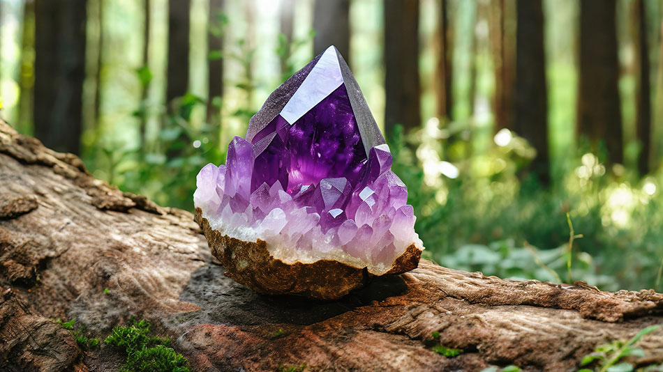 Known for its calming properties, Amethyst is one of the best crystals for beginners.