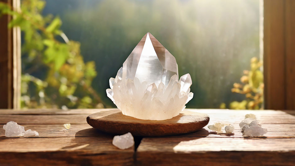 Clear Quartz is known for its ability to enhance mental clarity and focus.